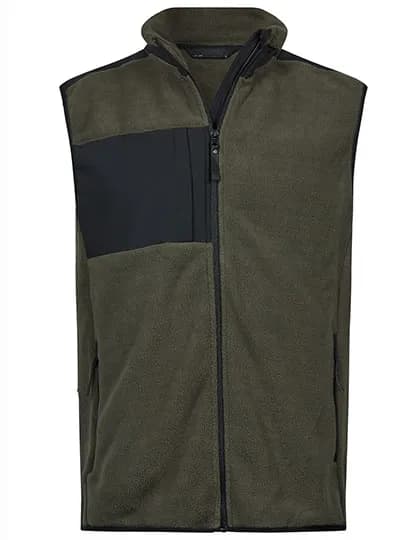 Mountain Fleece Bodywarmer - Deep Green/Black