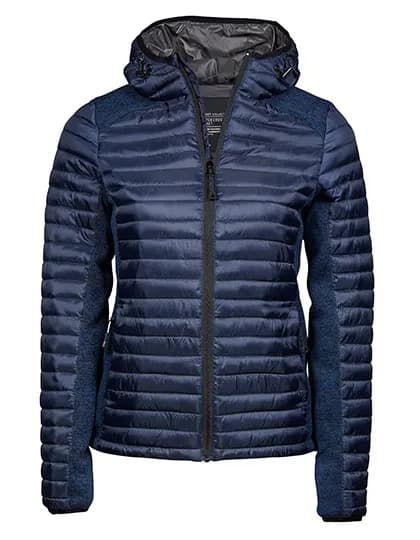 Women´s Hooded Outdoor Crossover Jacket - Navy/Navy Melange