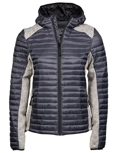 Women´s Hooded Outdoor Crossover Jacket - Space Grey/Grey Melange