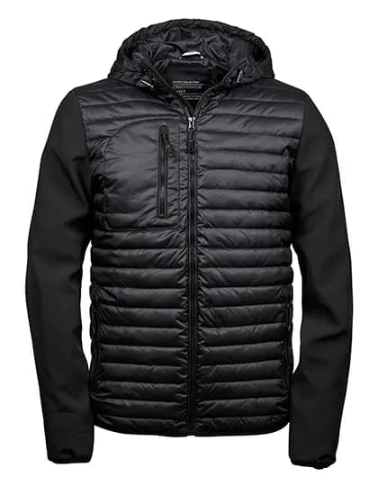 Men´s Hooded Crossover Jacket - Black/Black