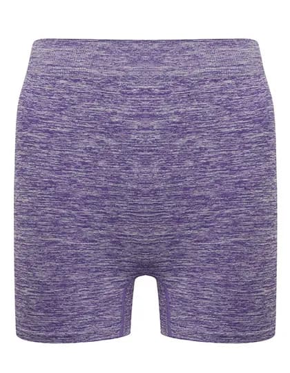 Ladies´ Seamless Shorts - Purple Marl