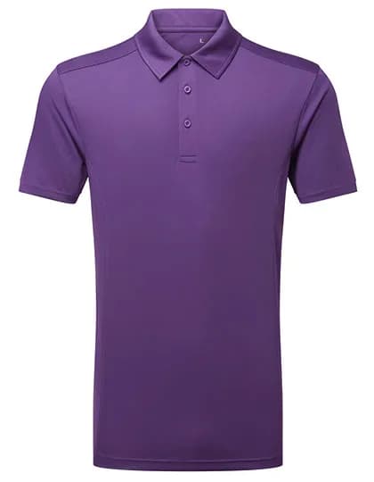 Men´s Panelled Polo - Bright Purple