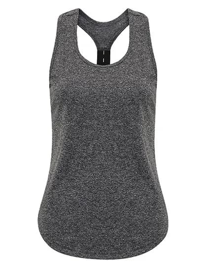 Women´s Performance Strap Back Vest - Black Melange