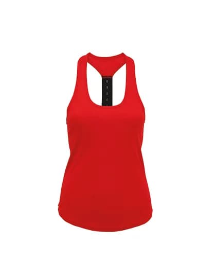 Women´s Performance Strap Back Vest - Fire Red