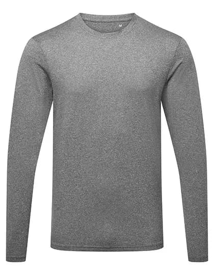 Men´s Long Sleeve Performance T-Shirt - Black Melange