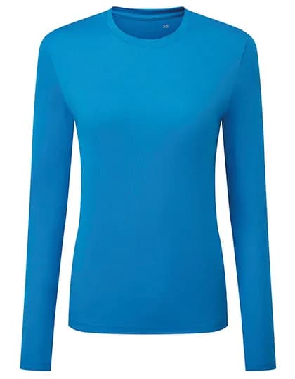 Women´s Long Sleeve Performance T-Shirt - Sapphire