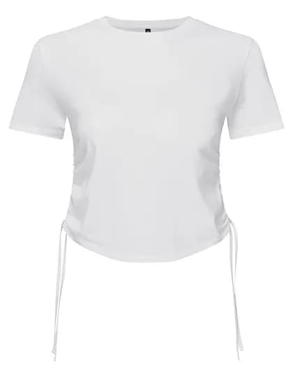 Women´s Ruched Crop Top - White