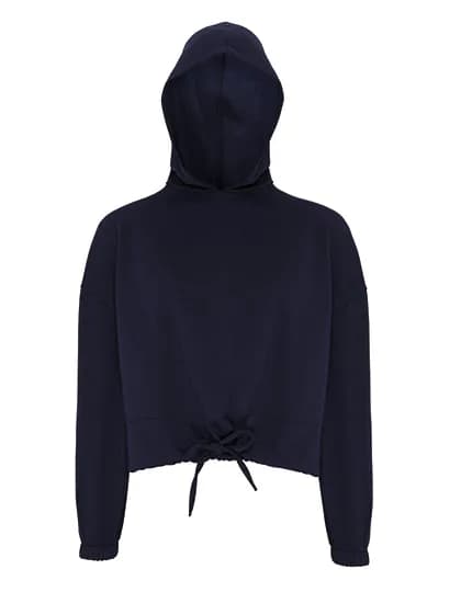 Women´s Cropped Oversize Hoodie - Navy