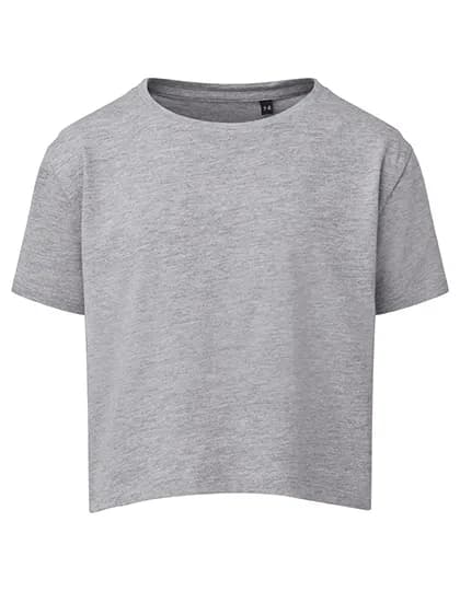 Kids Boxy Tee - Heather Grey