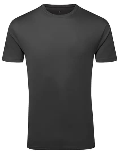 TriDri® Ion-Charge recycled textured tee - Charcoal
