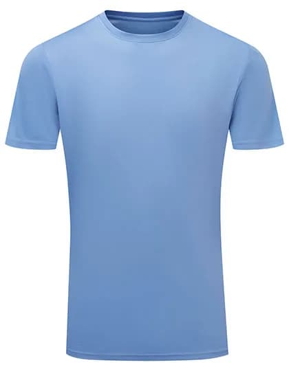 TriDri® Ion-Charge recycled textured tee - Cornflower