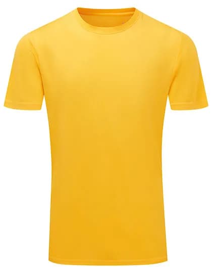 TriDri® Ion-Charge recycled textured tee - Sun Yellow