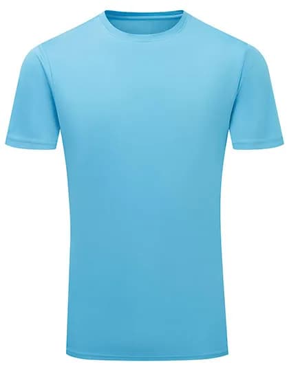 TriDri® Ion-Charge recycled textured tee - Turquoise
