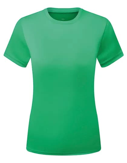 Womens TriDri® Ion-Charge recycled textured tee - Bright Kelly