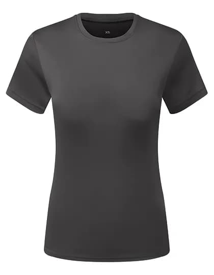 Womens TriDri® Ion-Charge recycled textured tee - Charcoal