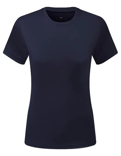 Womens TriDri® Ion-Charge recycled textured tee - French Navy