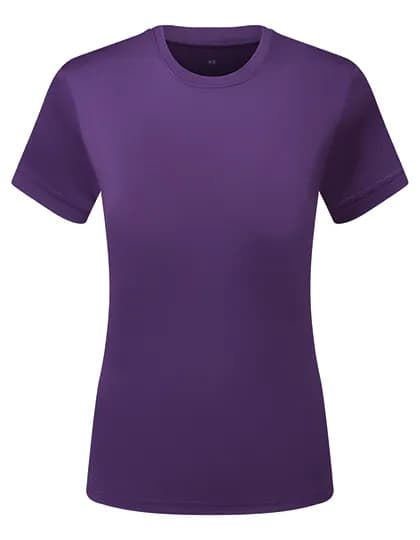 Womens TriDri® Ion-Charge recycled textured tee - Purple