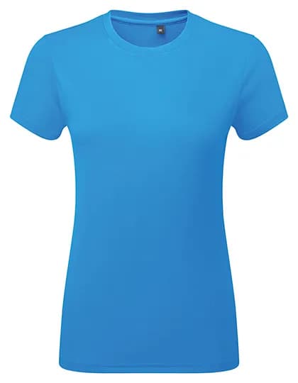 Womens TriDri® Ion-Charge recycled textured tee - Sapphire