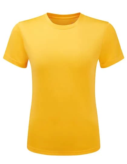 Womens TriDri® Ion-Charge recycled textured tee - Sun Yellow