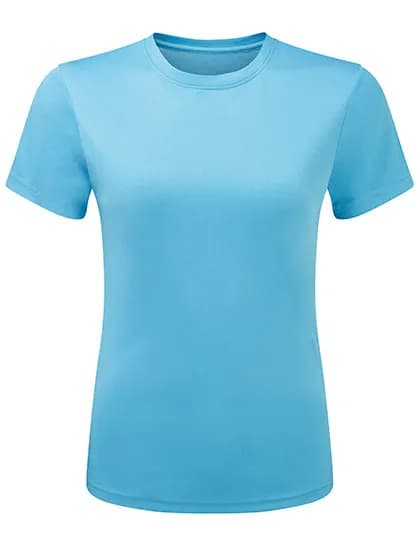 Womens TriDri® Ion-Charge recycled textured tee - Turquoise