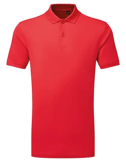 TriDri® Ion-Charge panelled polo - Fire Red