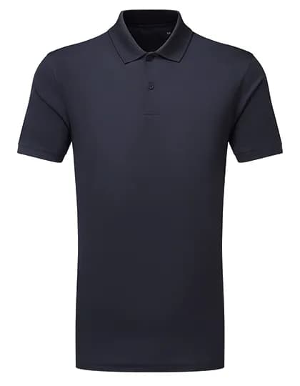 TriDri® Ion-Charge panelled polo - French Navy