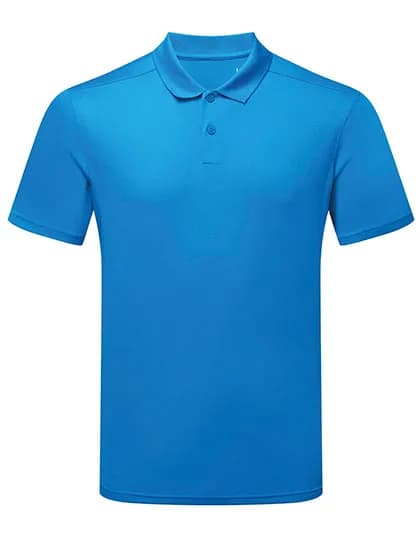 TriDri® Ion-Charge panelled polo - Sapphire