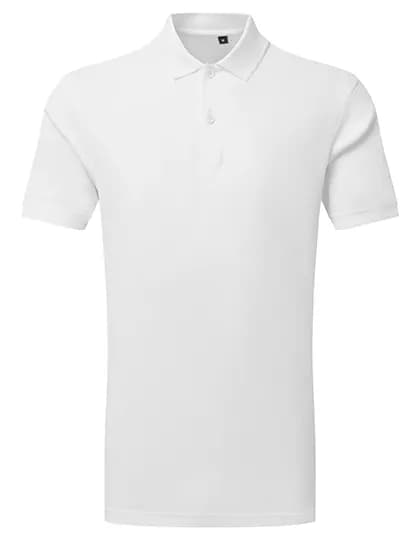 TriDri® Ion-Charge panelled polo - White
