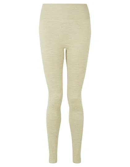 Women´s Recycled Seamless ´3D Fit´ Multi-Sport Flex Leggings - Sage Green Melange