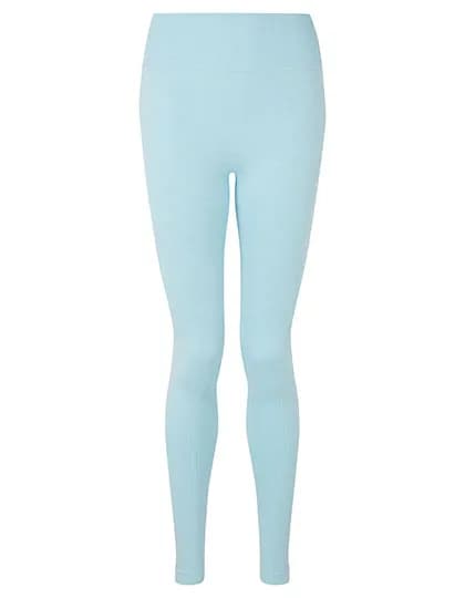 Women´s Recycled Seamless ´3D Fit´ Multi-Sport Flex Leggings - Sky Blue Melange