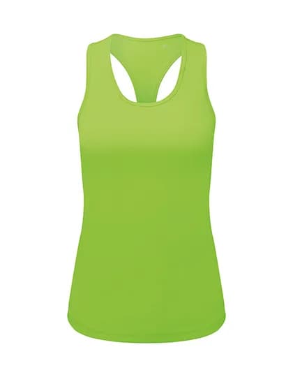 Women´s Recycled Performance Slim Racer Back Vest - Lightning Green
