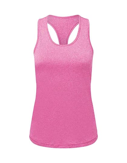Women´s Recycled Performance Slim Racer Back Vest - Pink Melange