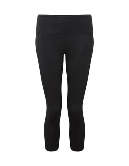 Women´s Recycled Performance Leggings ¾ Length - Black