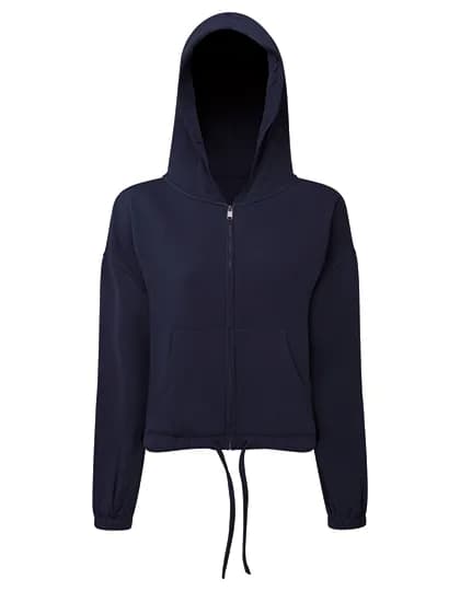 Women´s Recycled Drawstring Full-Zip Hoodie - Navy