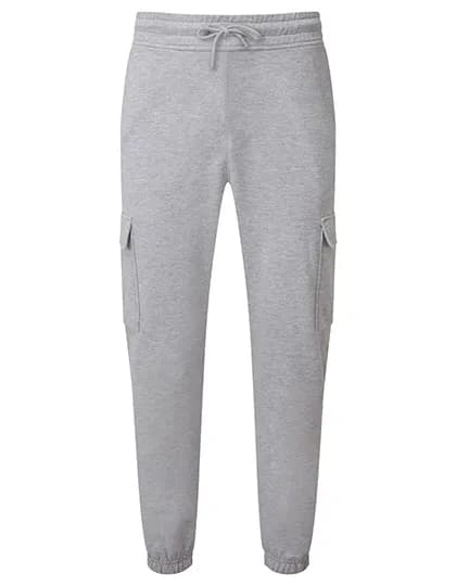 Unisex Cargo Recycled Joggers - Heather Grey
