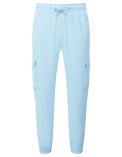 Unisex Cargo Recycled Joggers - Sky Blue