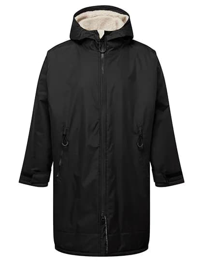 TriDri® All Seasons Waterproof Changing Robe - Black/Natural