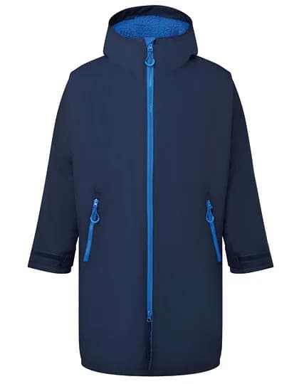 TriDri® All Seasons Waterproof Changing Robe - Navy/Sapphire