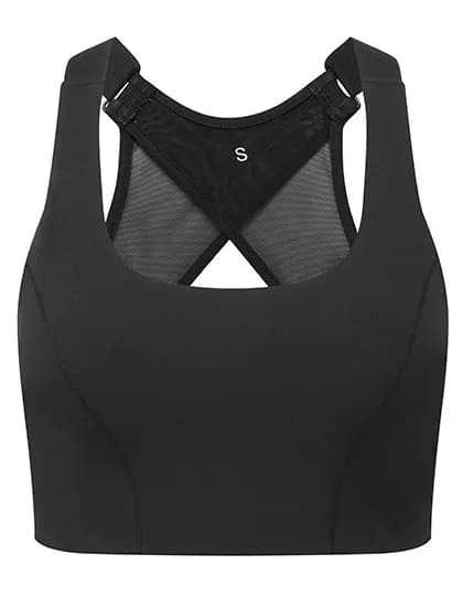 TriDri® Recycled High Impact Sports Bra - Black