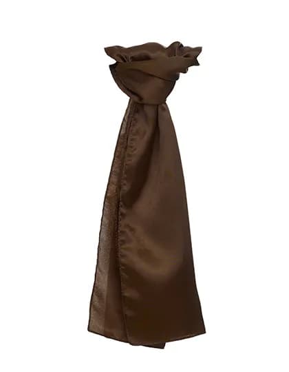 Satin Scarf - Brown