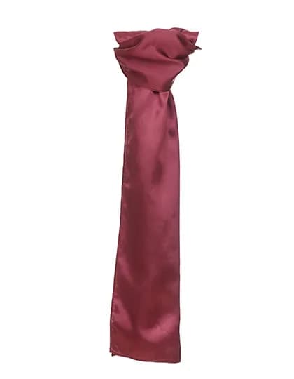 Satin Scarf - Burgundy