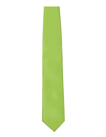 Satin Tie - Lime