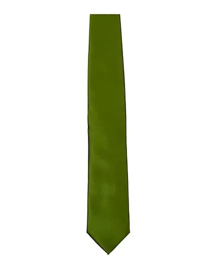 Satin Tie - Olive