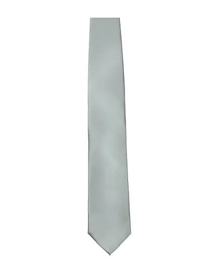 Satin Tie - Silver