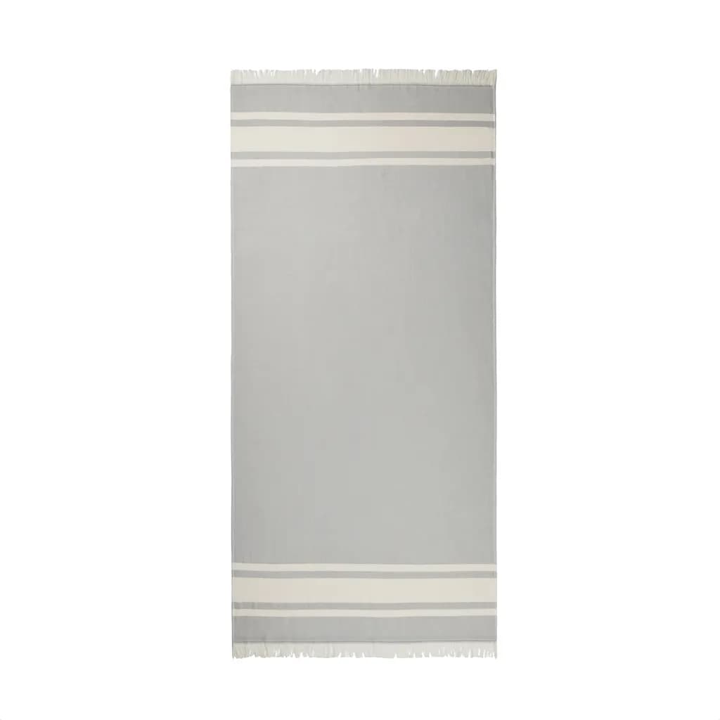 VINGA Tolo Hamam-Frottierhandtuch - grau