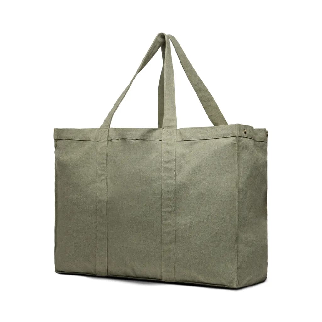 VINGA Hilo AWARE™ Maxi-Tasche aus recyceltem Canvas - grün