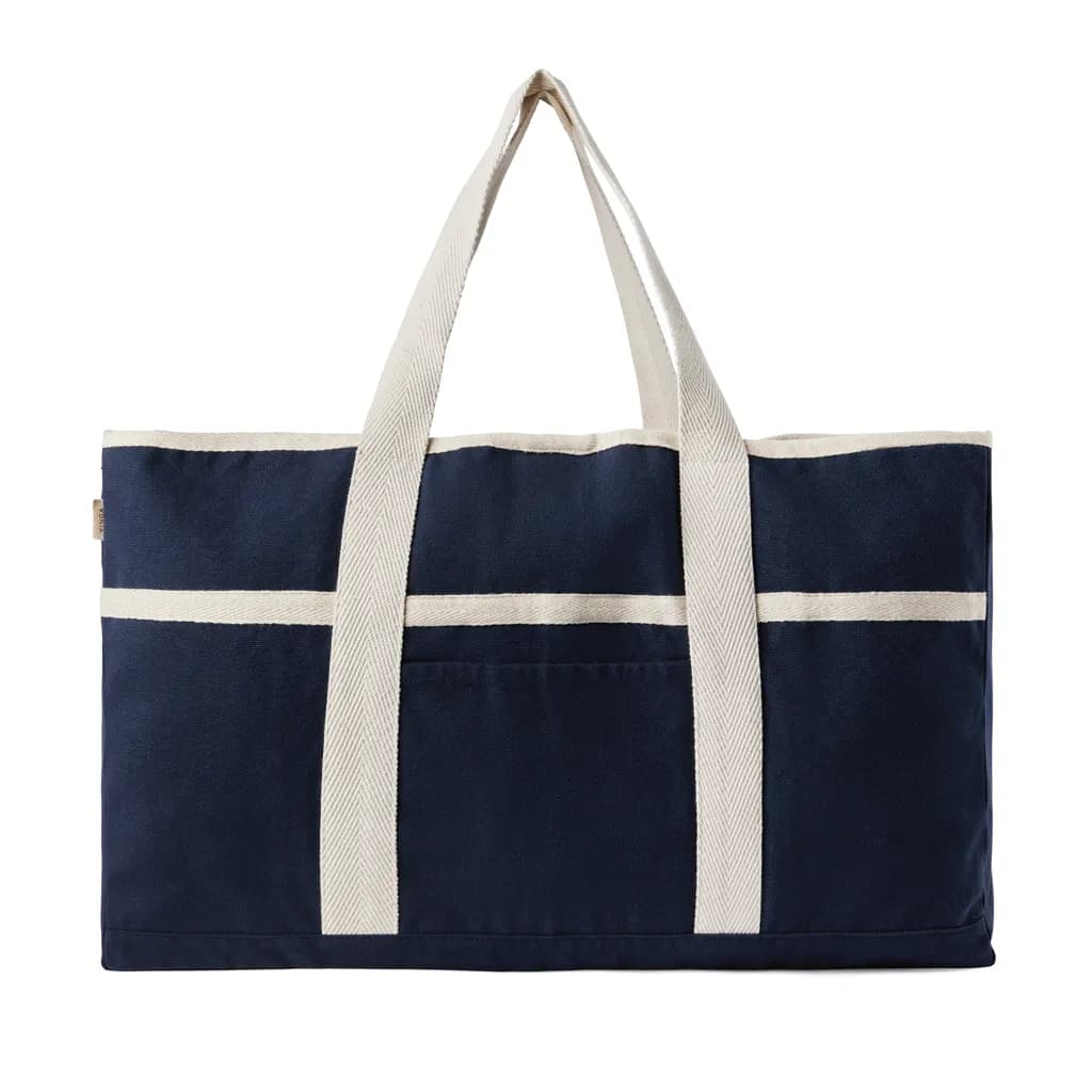 VINGA Volonne AWARE™ Strandtasche aus recyceltem Canvas - blau