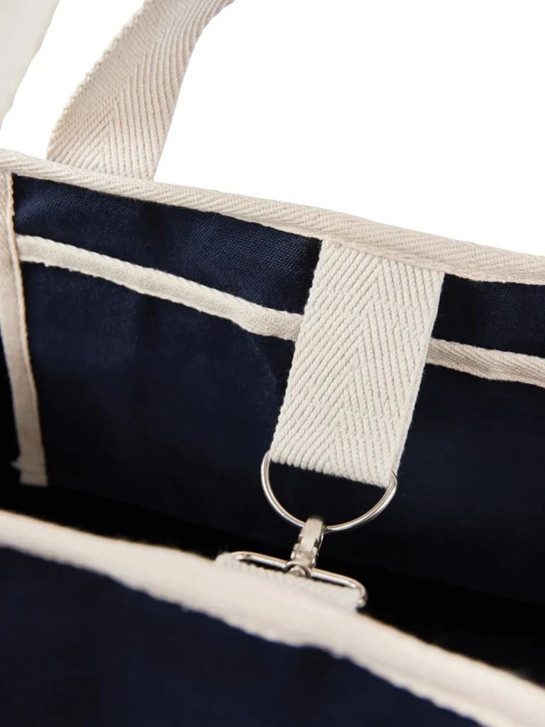 VINGA Volonne AWARE™ Strandtasche aus recyceltem Canvas - blau