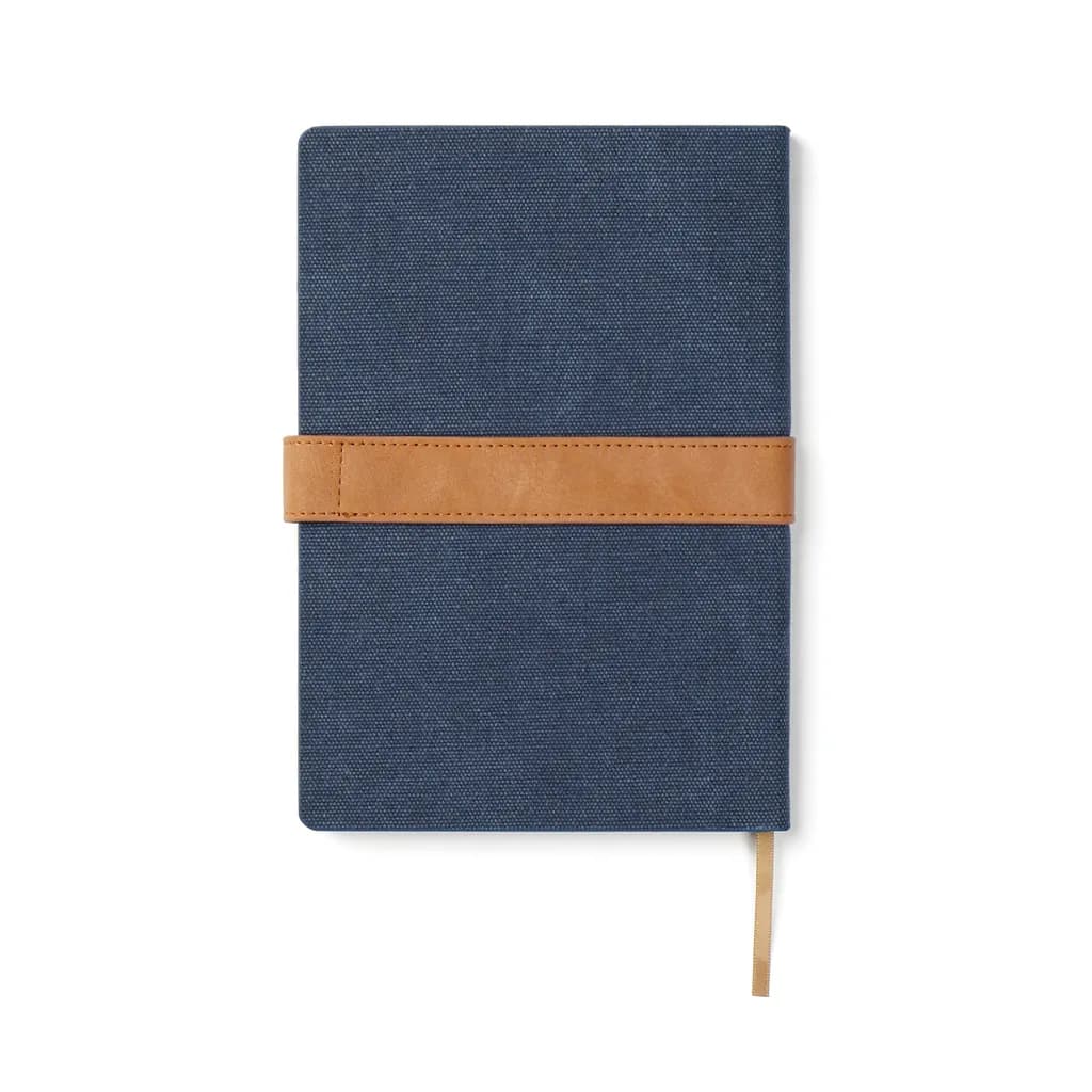 VINGA Bosler Notizbuch aus RCS recyceltem Papier - navy blau