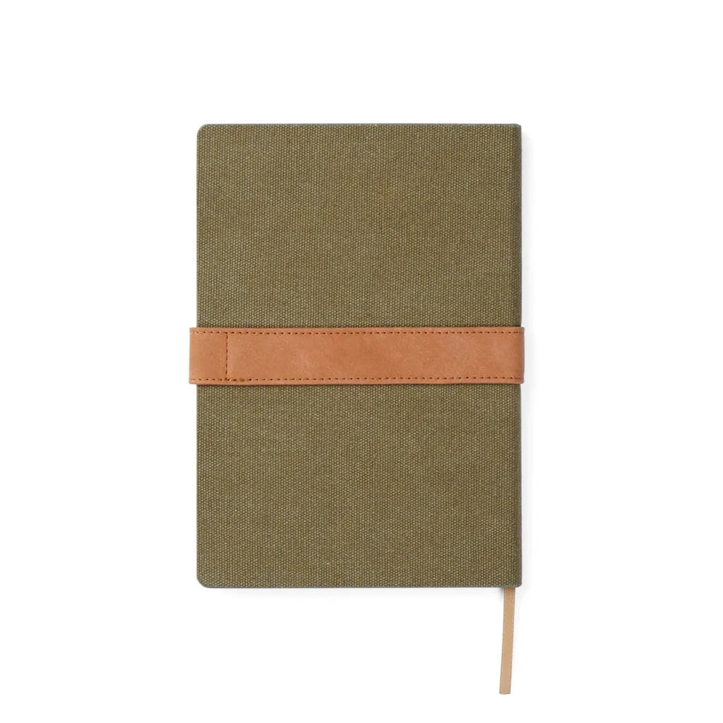 VINGA Bosler Notizbuch aus RCS recyceltem Papier - grün